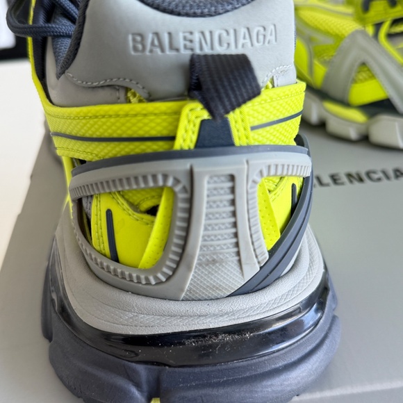BALENCIAGA Track 2 Acid Neon Athletic Trainer Sneakers - slightly worn - Picture 9 of 10